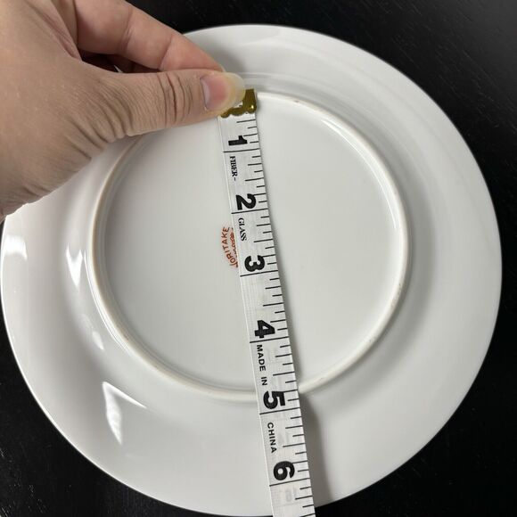 VTG Noritake China Azalea 8 1/4" Luncheon Salad Plates 6 Hand Painted Sri Lanka - Picture 5 of 5